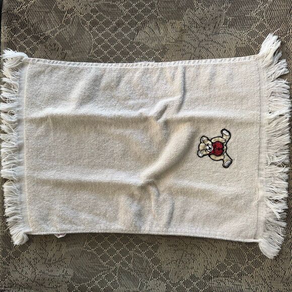 Vintage Teddy Bear Cream Hand or Dish Towels Set of 4 - Picture 3 of 9